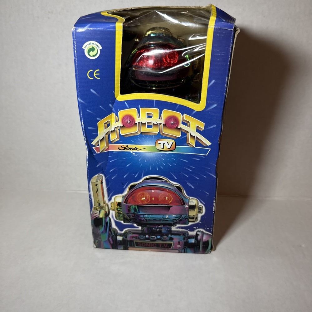 Vintage Toy Robot Sonic HK 706A New In Box Sealed 1995 READ